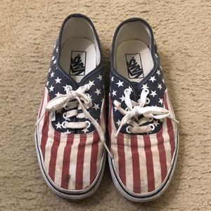 American flag Vans